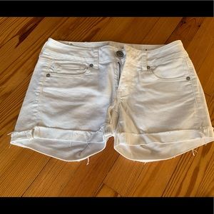 AE white shorts